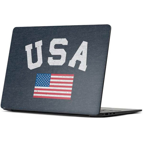 USA with American Flag Surface Laptop 7 15in Skin